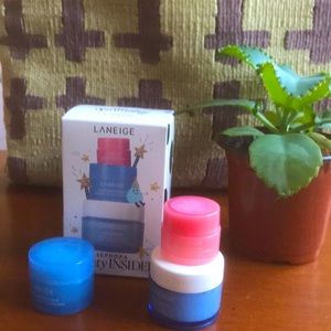 LA NEIGE water bank, water sleep mask & lip sleep mask